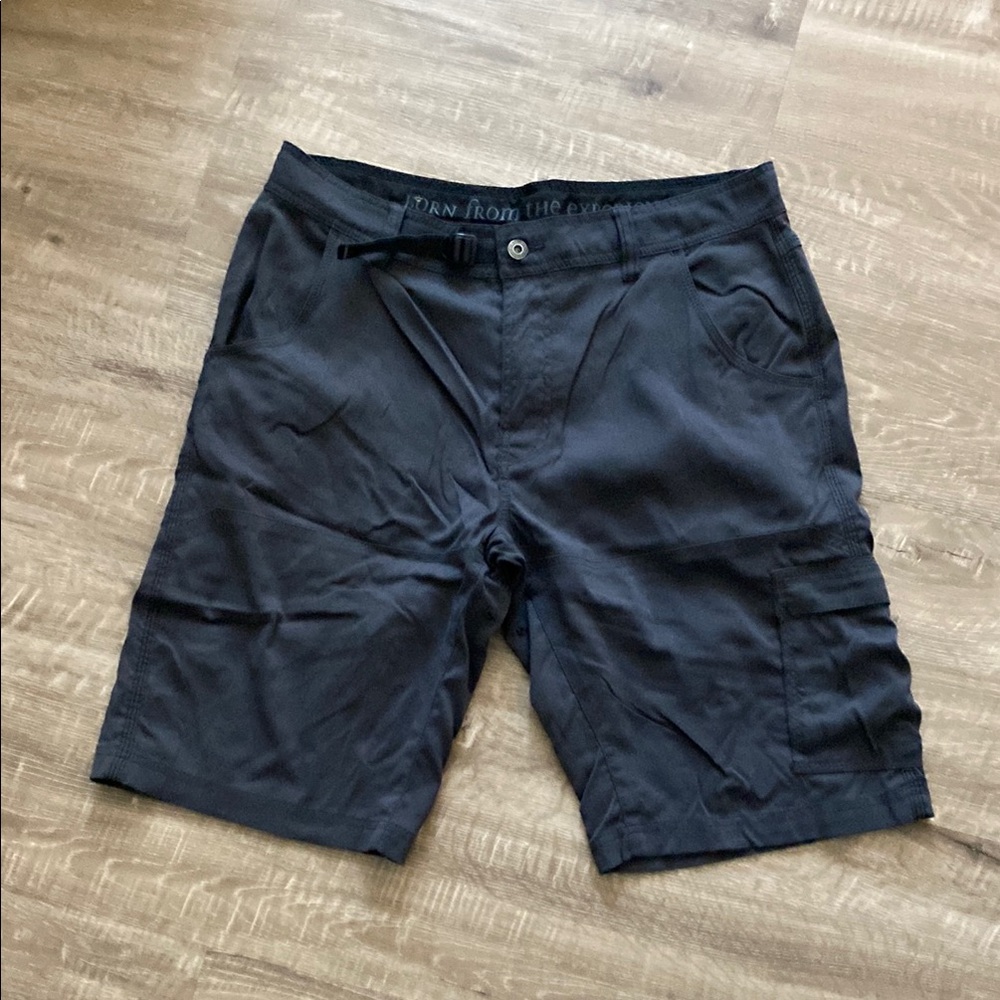 Mens PRANA size 34 shorts BRAND NEW Charcoal Gray